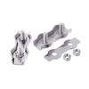 Durable Egg Shape Stainless Steel Fixing Tool Bolt Clip Rigging Thimbles Wire Rope Clamp Caliper