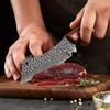 Professional Cutting Knife With Knife Sheath Forged Boning Knife Straight Knife Meat Cleaver Barbecue Knife