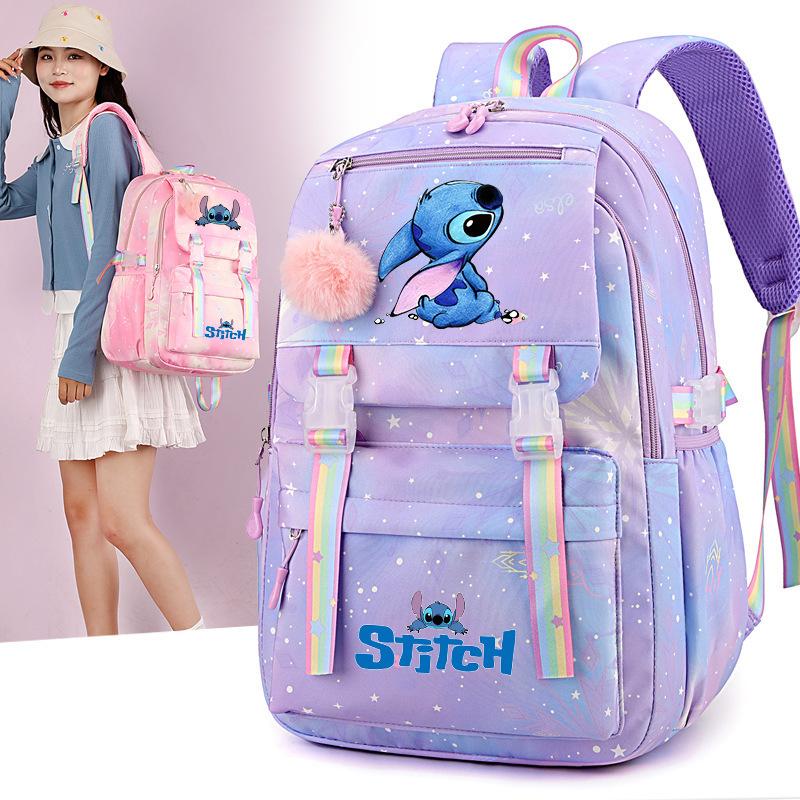 School Season Schoolbag, Primary And Secondary School Student Backpack, Waterproof Large-Capacity Girls' Backpack