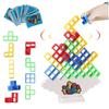 Jigsaw Building Block Toys, Fun Balance Stacking Games, Construction Board Games Russian Building Block Children's Tabletop Toys