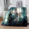 Harry Potter and the Deathly Hallows Part 2 Poster PrintPrint Blanket, Soft Blanket For Sofa Office Bed And Travelling Daughter Birthday Gif
