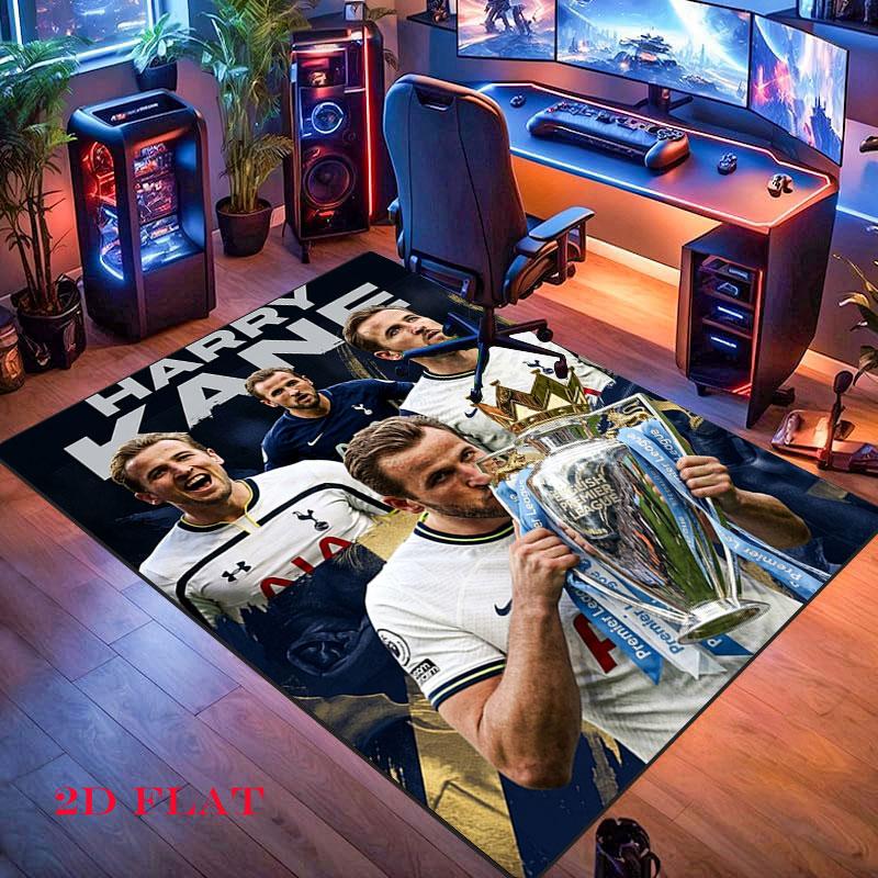 Harry Kane Carpet Rug for Living Room Bedroom Home Sofa Decoration,Kids play Nonslip Floor Mat