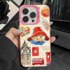 Cute P-Paddington Bear Phone Case For iPhone 16,15,14,13,12,11,Pro,Max,Plus,Mini,XS Anti Fall Pink Matte Hard Bumper