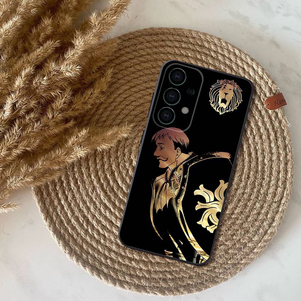E-Escanor Seven Deadly Sins Phone Case for Samsung S24 S22 S25 Ultra S9 S20 FE S23 Plus S10 S21 Shockproof Funda Cover