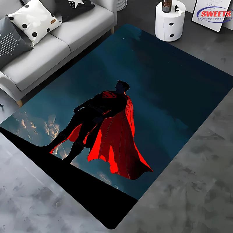 

Superman Carpet, Bedroom Floor Mat, Living Room sofa Bed Mat, Non-slip Exquisite Home Decor, Durable Machine Washable Rug 40x60cm (16x24in)