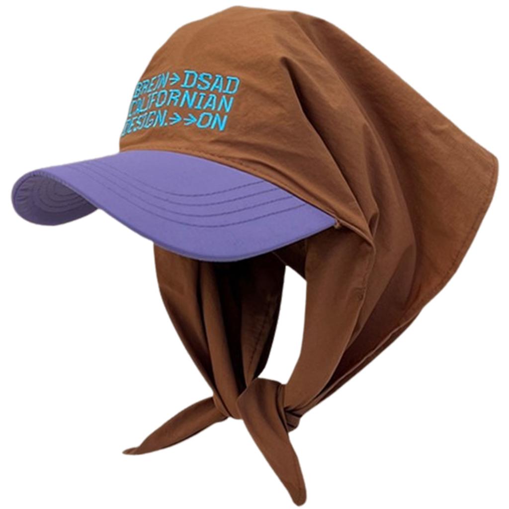 Women Fashion Bandana Hat UV Protection Anti-UV Sun Visor Cap Headwear for Women Girls Hair Styling Tools