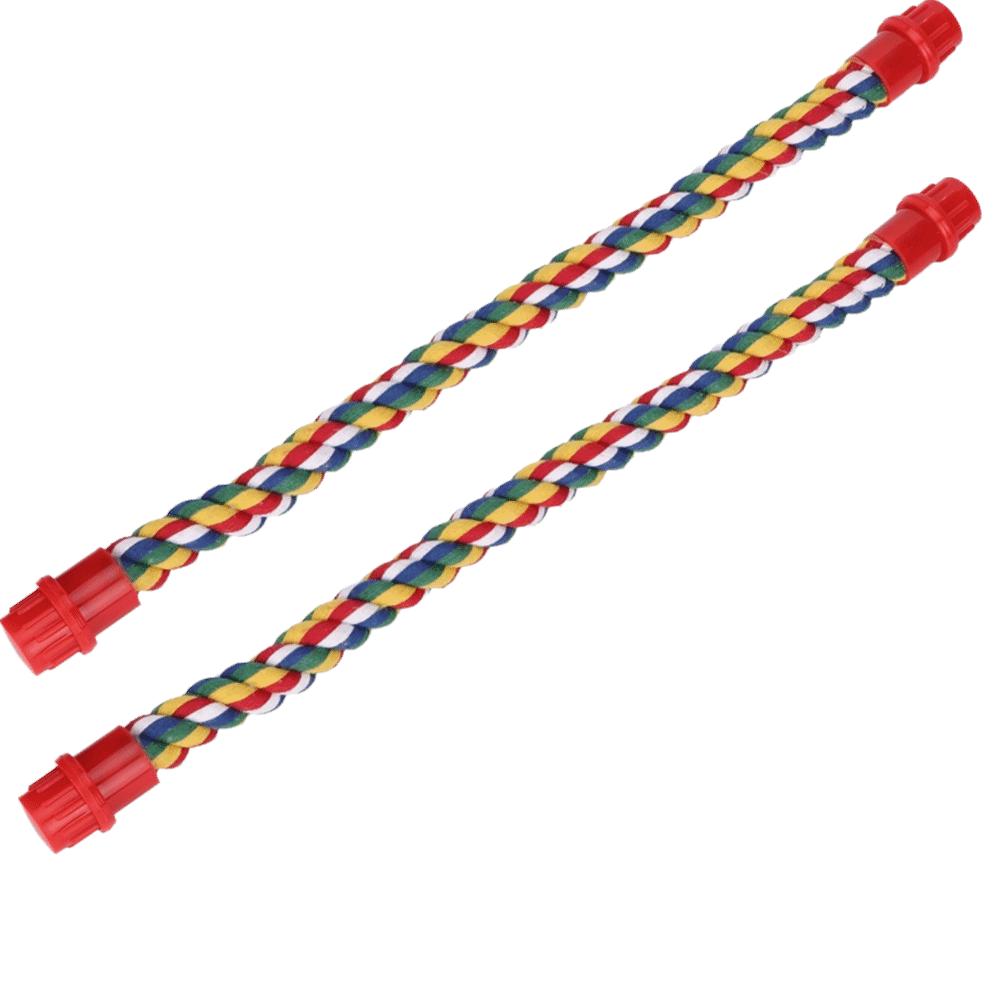 2pcs Cotton Rope Rope Perch Stand Standing Frame Chewing Grinding Toy Birdcage Accessories  Cage Use