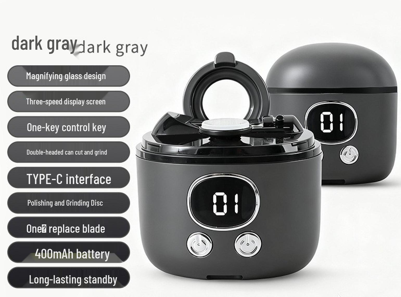 

Rechargeable 2-in-1 Electric Nail Clipper & File for Babies and Kids