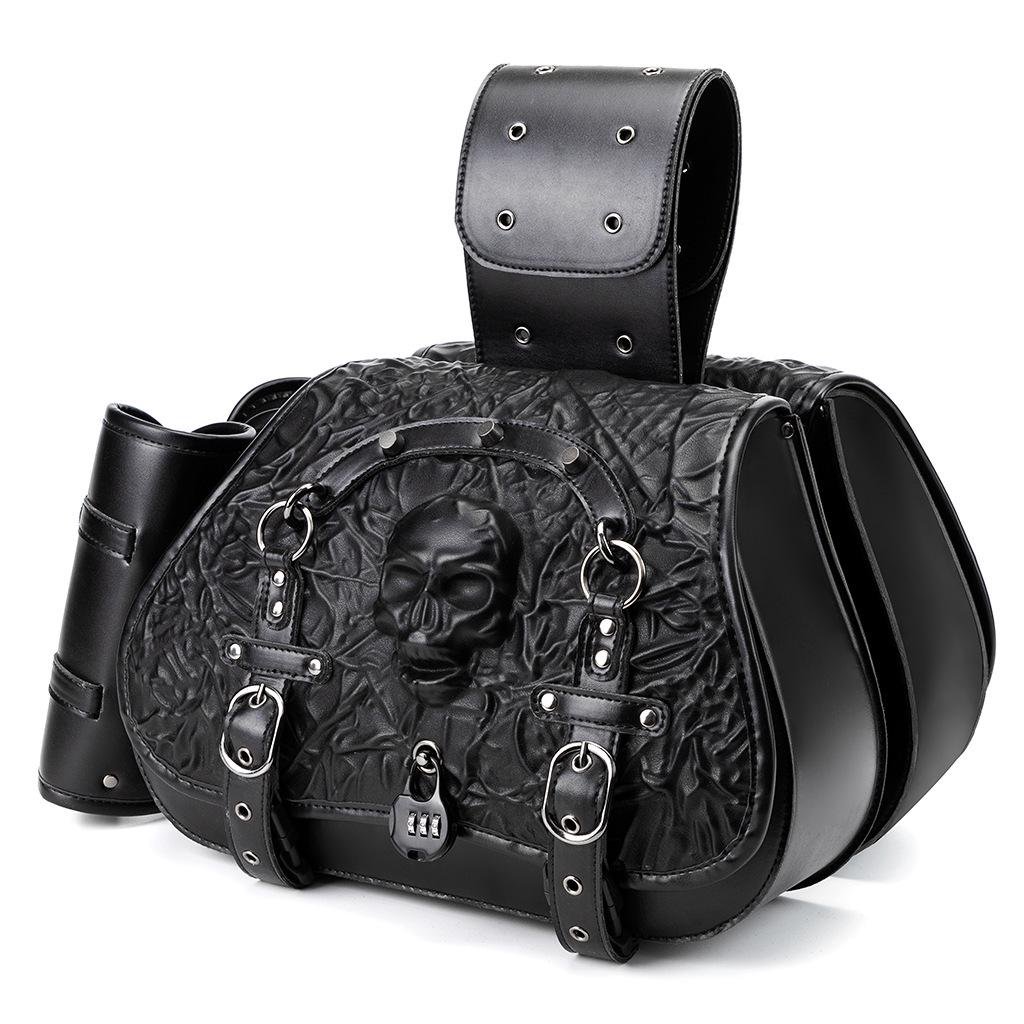 Punk Style Harley Universal Anti-theft Motorcycle Saddlebag for Southeast Asia