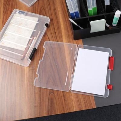 Six Colors A4/A5 File Box Clear Desk Document Paper Organizer Storage Office School Accessories