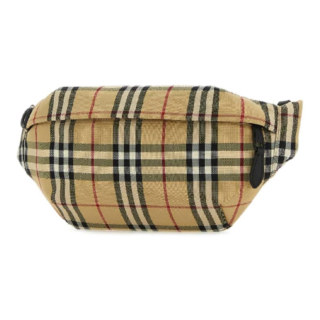 Burberry Vintage Check Nylon Waist Bag for Men in Light Brown