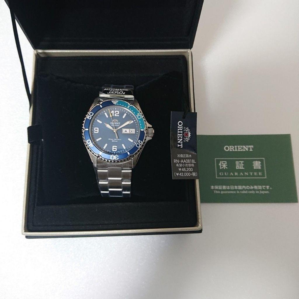 Used Limited To 200 Pieces In Japan Limited Model Orient Mako RN-AA0818L Diver Style Automatic Winding
