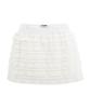 Plasma Sphere Fringe Layered Pleated Tiered Skirt_ 2 Colors