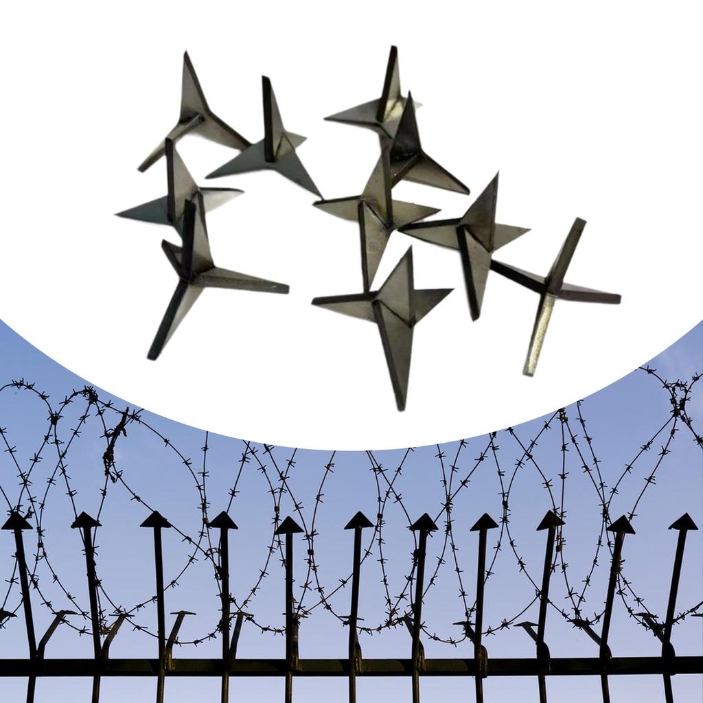 30 st Stöldskydd Metall Säkerhetsspikar Markpinnar för Staket, Murar, Grindar