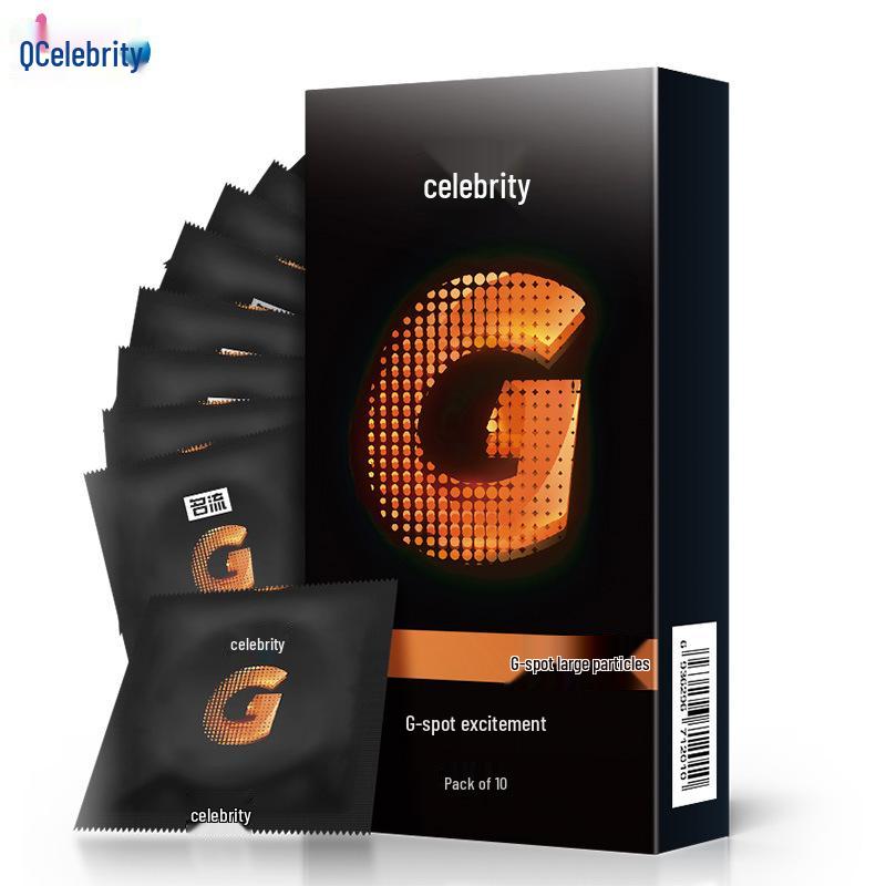 Ultra Thin Ribbed & Lubricated Condoms with Hyaluronic Acid - 10 Pack Adult Sex Toy