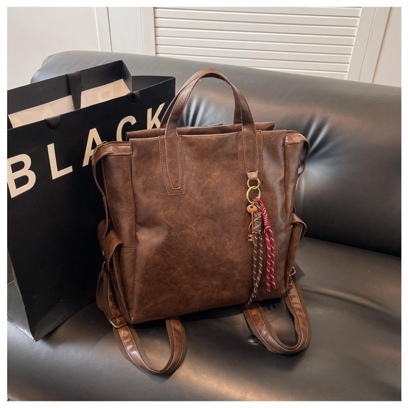 Backpack for Women, Large Capacity, Casual and Versatile, Commuting Schoolbag, Street Trend, High-end Style, Travel Backpack