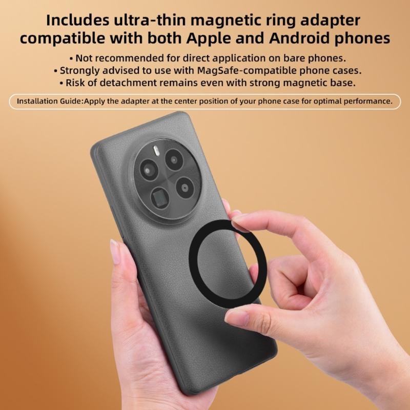 Portable Magnetic Phone Mount Foldable Carabiner Clip Adjustable Angle Strong Aluminum Mobile Brackets for Phone Use