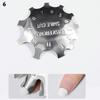 Nail Art Tool Stencil French Tip Smile Line Multi-Sizes Easy Edge Cutter Trimme^