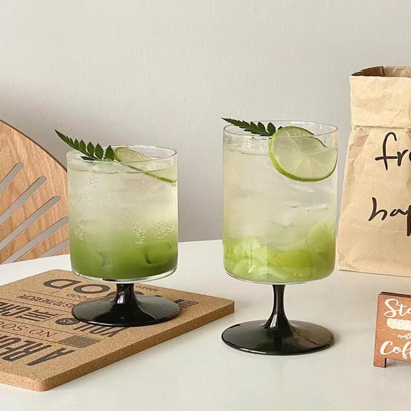 ZISIZ Trendy Stemmed Juice & Cocktail Glass