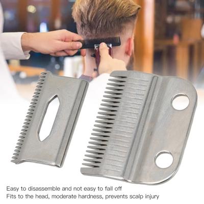 2PCS Waterproof Clipper Blades Replacement Easy Replaceable Precision Replacement Blade Barber Shop