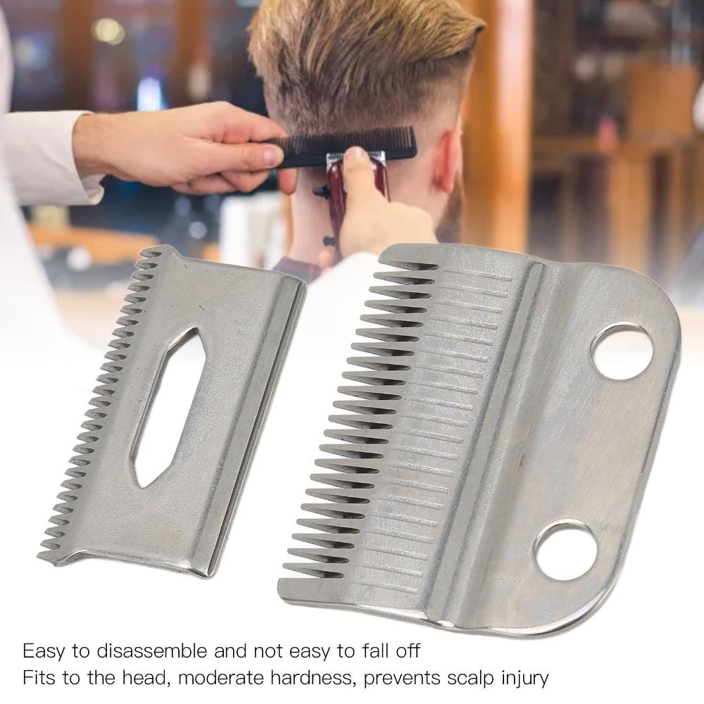 2PCS 2 Hole Design Trimmer Replacement Blades Waterproof Precision Replacement Blade Barber Shop