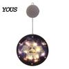 Easy Install Holiday Lighting Halloween Window Decor Light, Battery Powered Ghost Pumpkin Fairy Light String Lantern for Party, Spooky Hanging