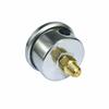 YOMI Fuel Pressure Gauge Liquid 0-160 Psi Oil Press Gauge Fuel Gauge White Face Universal 1/8 NPT YC100917