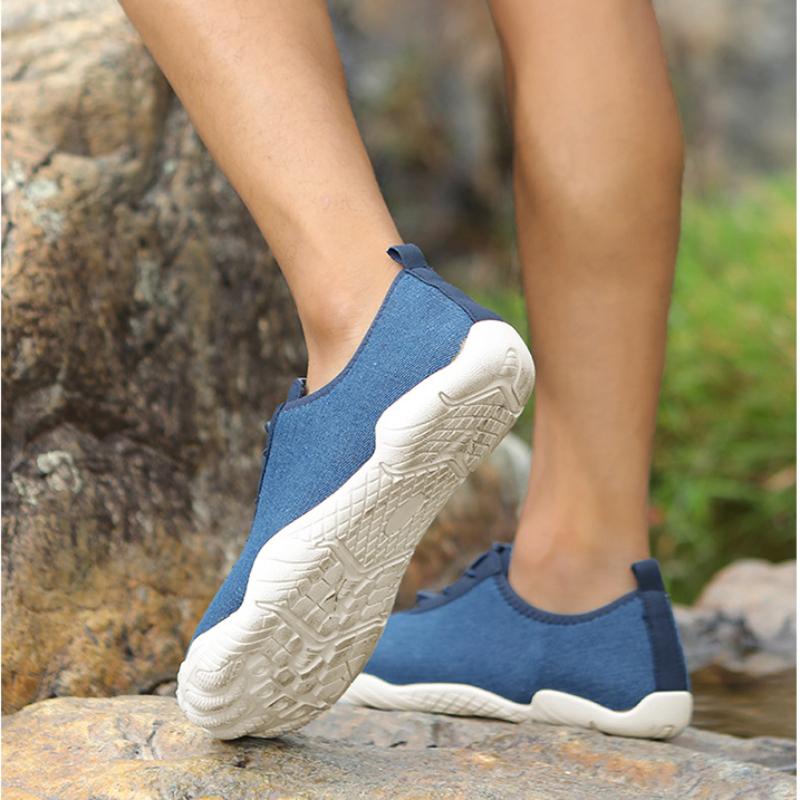 Homens Mulheres Pé Descalço Unissex Portátil Sapatos para Vadar Praia Aqua Caminhada Tênis Academia Esporte Corrida Cooper Caminhada Calçados Tamanho 35-47