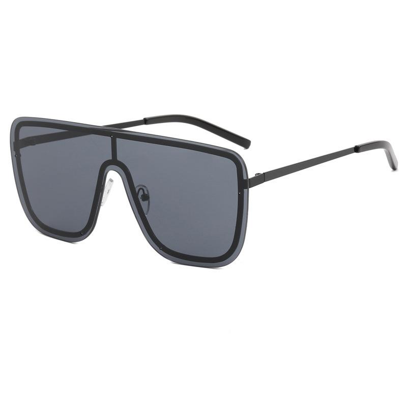 One-Piece Sunglasses Men'S And Women'S Personalized Large-Frame One-Piece Sunglasses Trend Couple Sunshade Glasses Trend
