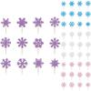 Christmas Snowflake Cake Embellishments With Shining Design For Winter Party Supplies