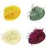 Classic Round Top With Feather Trim For Fashionable Bridal Looks