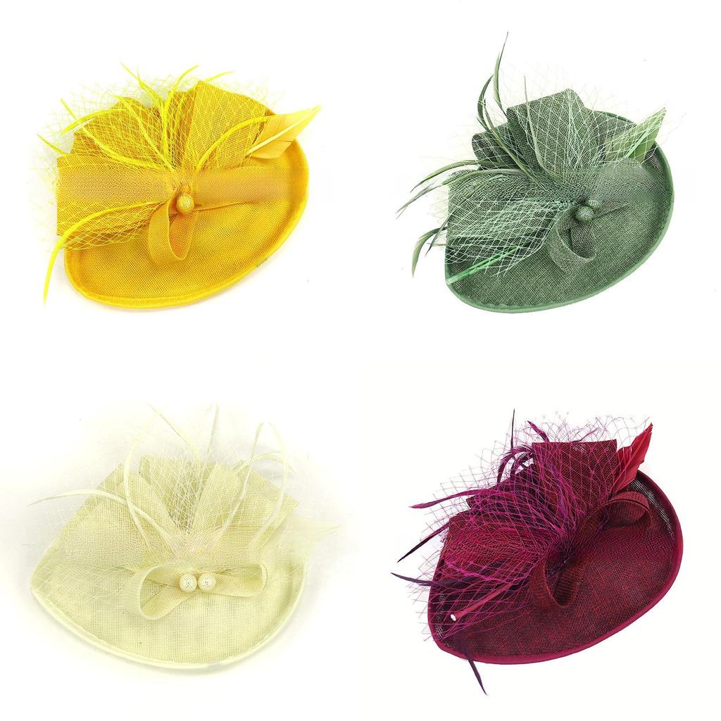 Classic Round Top With Feather Trim For Fashionable Bridal Looks