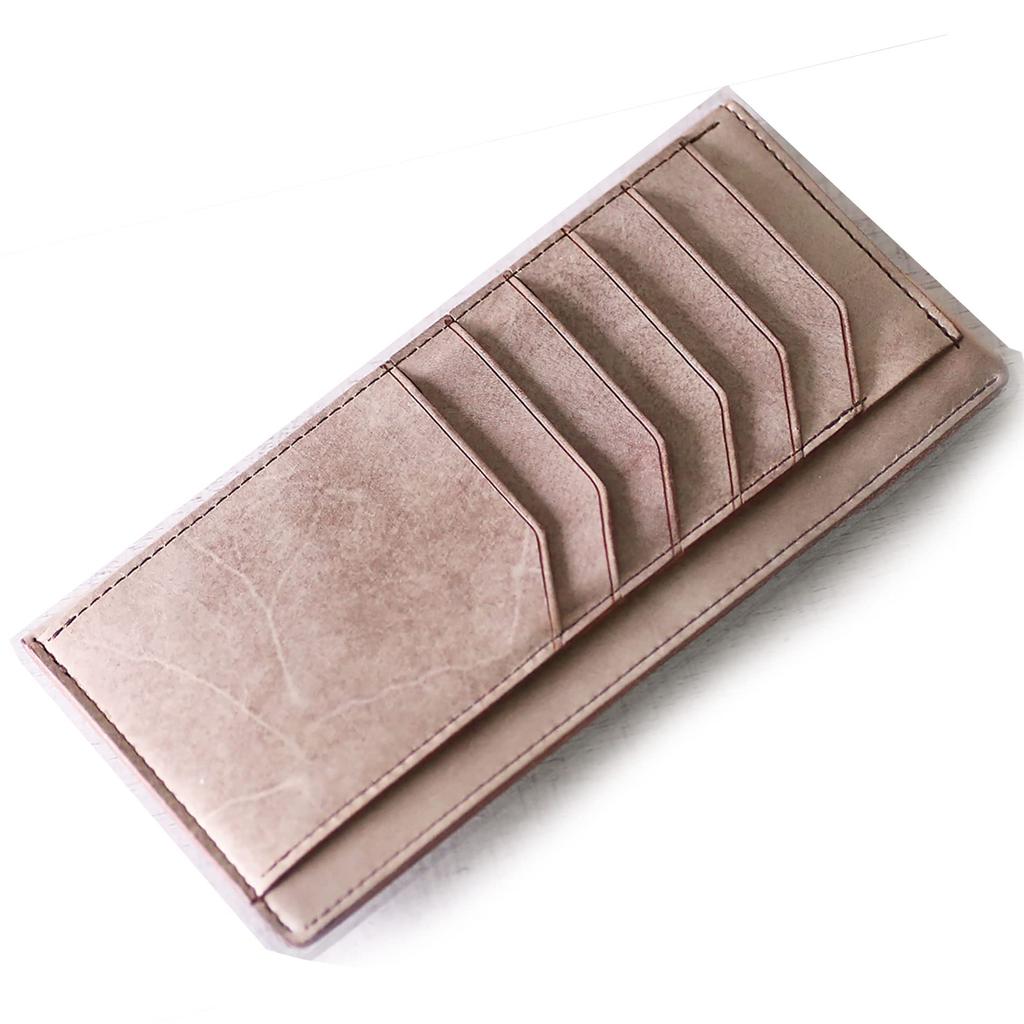 FRAGMAN bloom long wallet extra small handmade made in Japan Tochigi leather genuine leather natural leather Large capacity long wallet chocolate