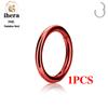 1/10PCS Stainless Steel Round Small Nose Ring Hoop 16G 18G 20G Hinged Segment Tragus Septum Cartilage Piercing Body Jewelry