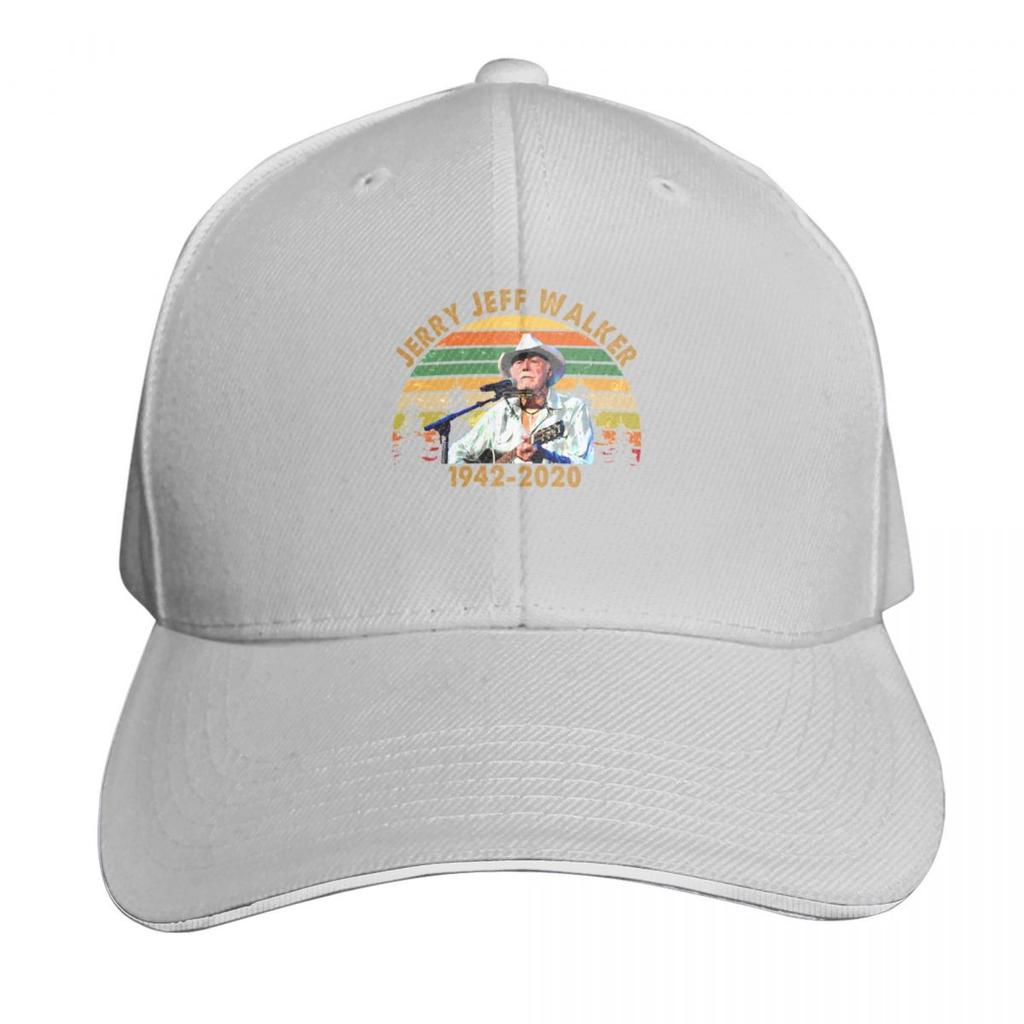 Vintage Jerry Jeff Walker   Music Gift Baseball Cap dad hat Hip Hop Sun Hat For Children Luxury Unisex Hat Unisex Womens