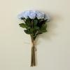 Realistic Simulation Rose Flower Real Touch Fake Flowers  Outdoor Garden Decor