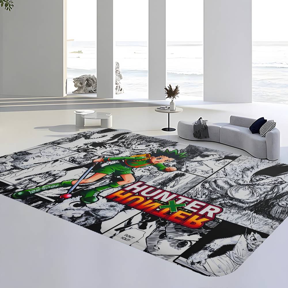 Fantasy Comic Hunter X Hunter Floor Mat Rectangle Anti-slip Home Soft Badmat Front Door Indoor Outdoor Mat Welcome Doormat