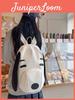 Zaino Cartoon Snoopy per Bambini in Nylon con Scomparto per Laptop
