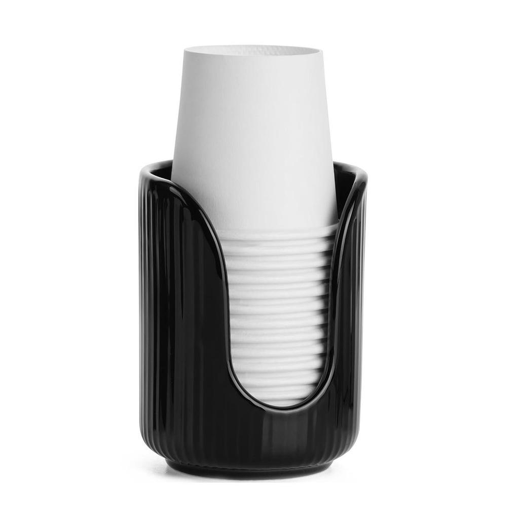 Bathroom Cup Dispenser, 3oz-4oz Plastic Paper Cup Holder, Small Countertop Mouthwash Cup,for Vanity,Bathroom,Kitchen, Restaurant