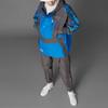 Adidas Originals Blue Version Series Letter Print Hooded Long Sleeve Rain Jacket Men Jackets HD2235