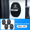 AAAAC1 4 Piezas Cubierta de Cerradura de Puerta de Silicona para Coche Pegatina Protectora Para S Fabia Rapid Superb Octavia A5 a7 2 Kodiaq Scala VRS Accesorios