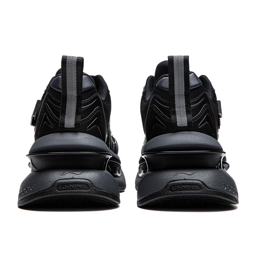 Li Ning Project* Ling Kong Reflective Classic Low Top Lifestyle Shoes Women Sneaker Black AZGV182-1