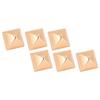 20 Sets Square Pointed Screw Rivets Set Zinc Alloy Pyramid Punk Leather Goods Bags Repair Kits for Binding 15mm