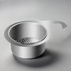 Special Swan Draining Basket for Kitchen Sink, Stainless Steel Dry-wet Separation Hook Storage Basket Shelf