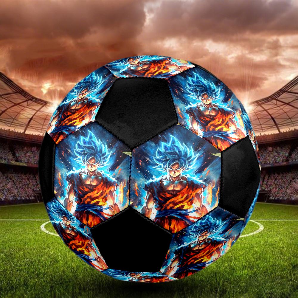 1pc Dragon Ball Z Football Soccer Ball Size 5 Indoor Soccer Ball Fashion Colorful  Backyard Game -Great For Sports Fans Gift HE10