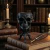 Gotischer Totenkopf Topf Mini Pflanztopf, 3D Gedruckter Gruseliger Blumentopf, Blumentopf Sukkulenten Pflanzen Behälter, Schreibtisch Dekoration für Halloween Party Blumentöpfe