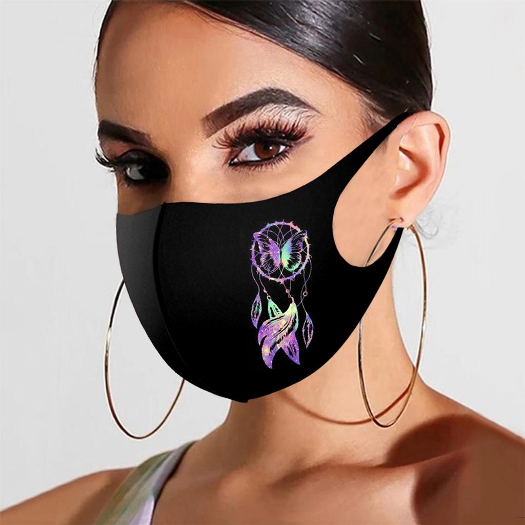 Adult Mask Printed Mask for  Washable Face Mask