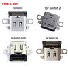 Replacement Type C Port Charging Port for Nintendo Switch 2/OLED/Lite Console USB Charger Socket Connector Repair Part