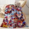 Digital Circus Blanket Durable Comfort Great for Seaside Bed Sofa Four Seasons Universal Warmthful Decor Suitable for Gifting Relatives and Friends