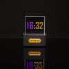 GeekMagic GIFTV Crystal Holographic Desktop Decoration Smart Weather Station Digital Clock with GIF Animations